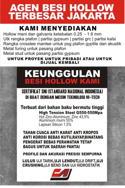 Daftar Harga Hollow Surabaya Murah